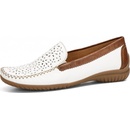 Gabor dámské kožené mokasíny bílohnědé