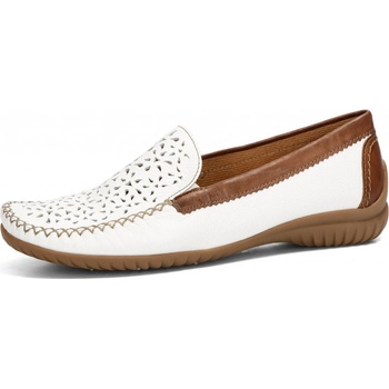 Gabor dámské kožené mokasíny bílohnědé