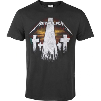 AMPLIFIED Мъжка тениска metallica - masters of puppets - charcoal - amplified - zav210mpr