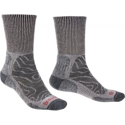 Bridgedale pánske ponžky Hike Lightweight Merino Comfort Boot grey