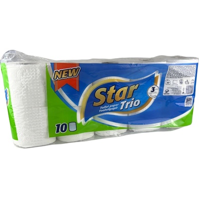 Star Trio 3-vrstvový 10 ks