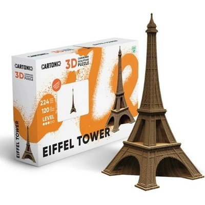Cartonic 3D PUZZLE EIFFEL TOWER 224 ks