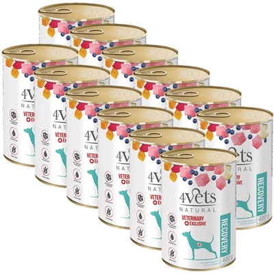 4Vets NATURAL Veterinary Exclusive RECOVERY 12 x 400 г