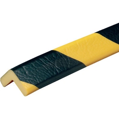 DP 10024 Varovný a ochranný profil 7 - 2,6x2,6x500 cm Čierna-Žltá