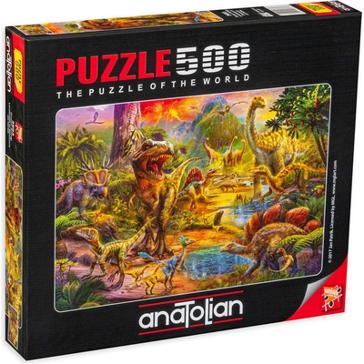 Anatolian Пъзел Anatolian от 500 части - Светът на динозаврите, Ян Патрик Красни (P3603)