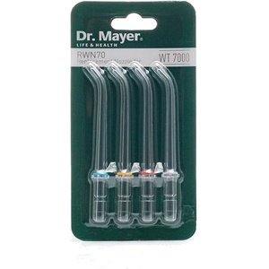 Dr. Mayer Резервни накрайници за зъбен душ dr. mayer wt7000, 4 бр/опаковка (rwn70)