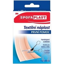 Spofaplast 3M Spofaplast 164 Textilná elastická náplasť, 1 m x 8 cm