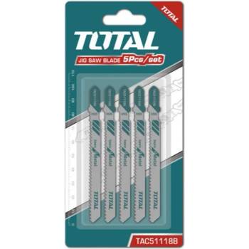 Image 1 of TOTAL Нож за прободен трион total, hss, метал, 2 tpi, 5 броя (tl tac51118b)