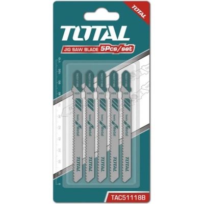 TOTAL Нож за прободен трион total, hss, метал, 2 tpi, 5 броя (tl tac51118b)