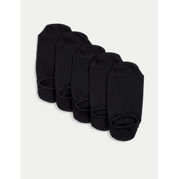 Marks & Spencer Къси чорапи Trainer Liners с технология Cool & Fresh, 5 чифта в опаковка Marks & Spencer черни Marks & Spencer | Cheren | МЪЖЕ | 39 1/2-41