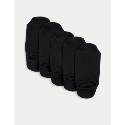 Marks & Spencer Къси чорапи Trainer Liners с технология Cool & Fresh, 5 чифта в опаковка Marks & Spencer черни Marks & Spencer | Cheren | МЪЖЕ | 39 1/2-41