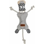 EBI Funky Leopard - играчка смешен леопард - сив, със звук - 29х40 см, Белгия - 304-427477