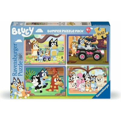 Ravensburger Bluey Poď sa hrať 4x42 dielov
