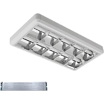 Stellar Lena ОСВ. С led ТРЪБИ t8 stellar 2x9w 6200k om+АВ (9lom260ledcwe)