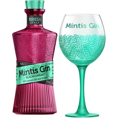 Mintis Gin Blackcurrant 41,8% 0,7 l (holá láhev)