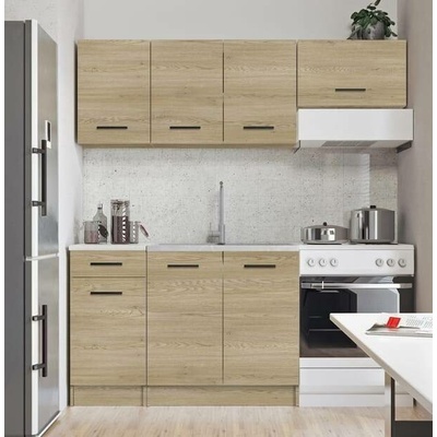 DREWNEX kuchyňská linka PUNO 180 cm dub Cremona – Zboží Dáma