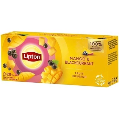 Lipton Ovocný čaj mango a čierne ríbezle 20 x 1,7 g