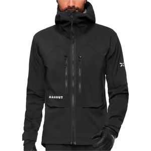 Mammut Мъжко софтшел яке Mammut Eiger Nordwand Pro Softshell Hooded Jacket Softshell jacket - Black (003-3447-0111)