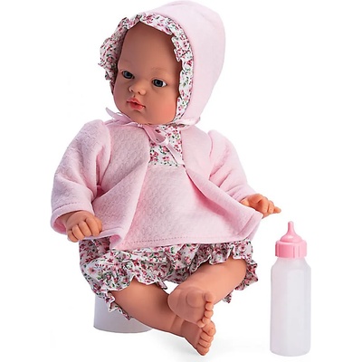 Кукла Asi Dolls - Бебе Коке, с розово костюмче с качулка, 36 cm (406430)