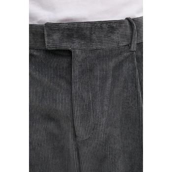 Drôle de Monsieur Джинсов панталон Drôle de Monsieur Le Pantalon Golfeur Corduroy в сиво със стандартна кройка E. BP165. CO156. DGR Le Pantalon Golfeur Corduroy (E.BP165.CO156.DGR)