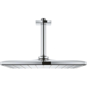 GROHE Rainshower - Душ глава 310 Mono Cube, 9, 5 l/min, 1 струя, рамо за таван 14 cm, хром 26566000 (26566000)