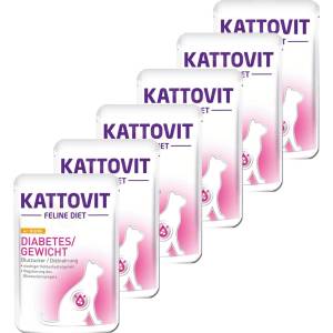 KATTOVIT Diabetes пастет с пиле 6 x 85 г