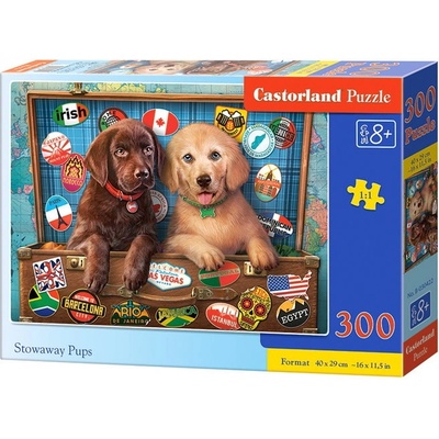 Castorland Štěňátka 030422 300 dílků