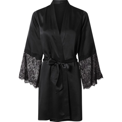 Esmara saténové kimono černá – Sleviste.cz