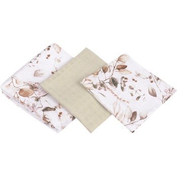 Sensillo Муселинови пелени Sensillo - Три размера, 3 броя, клонки (SILLO-08601)