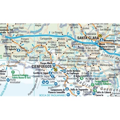 Kuba mapa lamino 1:1m Borch
