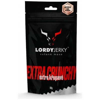 LORDYJerky Bravčové sušené mäso NATURAL 50 g