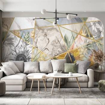 Image 1 of Art gift Фототапет - Слънчогледов пъзел 2