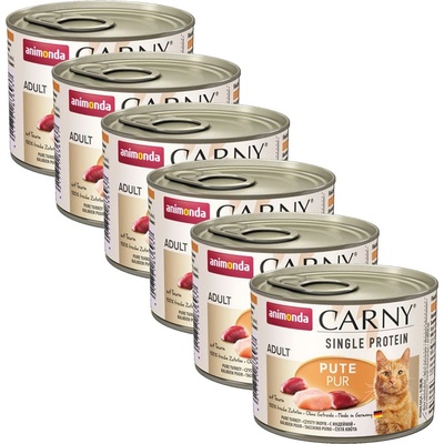 Animonda Carny Adult Single Protein - Чисто пуешко 6 x 200 г