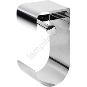 Bemeta Държач за хартия 12, 5x26 см неръждаема стомана/сребрист (BD0335)