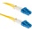 Conneu LC-LC дуплексна пач корда, сингълмод OS2, 2 мм. , жълта, Conneu (5.0 м) (CNFJ-LCLCOS2DYE2mm-5)