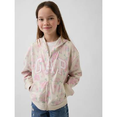 GAP Детски суитшърт с цип и лого GAP GAP | Rozov | Момичешки | XS