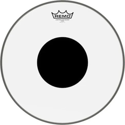 Remo CS-0314-10 Controlled Sound Clear Black Dot 14" Kожа за барабан