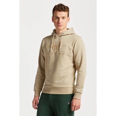 GANT REG TONAL SHIELD hoodie žlutá