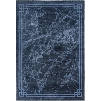 Asiatic London Zehraya ZE02 Ink Blue Border