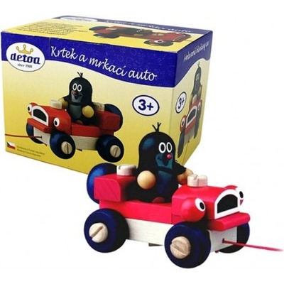 Detoa Krtek a mrkací auto dřevo