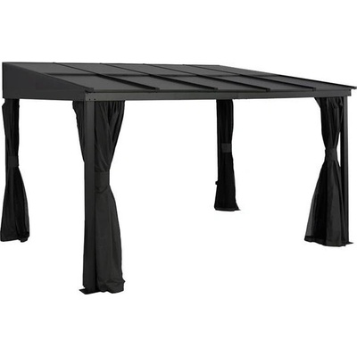 Sojag St. Barth nástěnná pergola 10x12 296x364x240 cm antracit