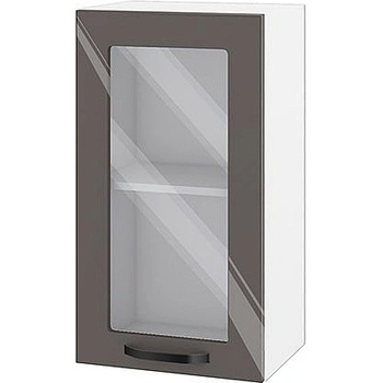 ИРИМ Горен кухненски шкаф Сити БФ-Антрацит гланц-05-202 40 см