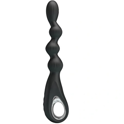 LyBaile Анален вибратор с презареждаща се батерия "federer black" 22 см