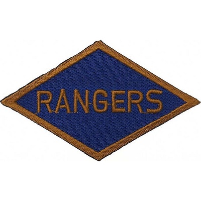 Nášivka textilná Fostex nápis Rangers - modrá-žltá