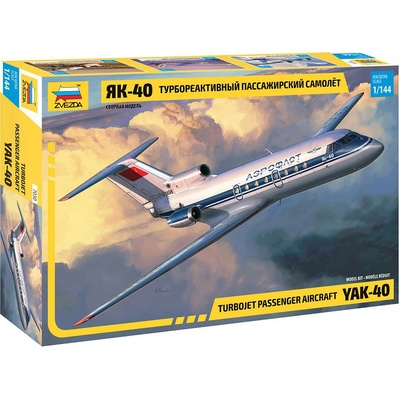 Zvezda Jak 40 Regional Jet 1:144