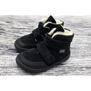 Jonap kožené zimní boty s membránou Jerry černá