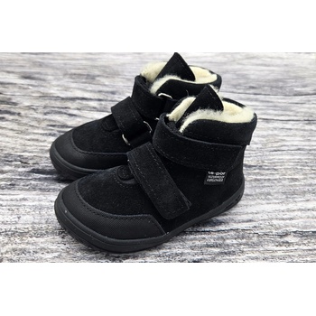 Jonap kožené zimní boty s membránou Jerry černá