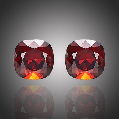 Grace Silver Jewellery stříbrné Swarovski Elements Victoria E1139-YE1050-1 červená