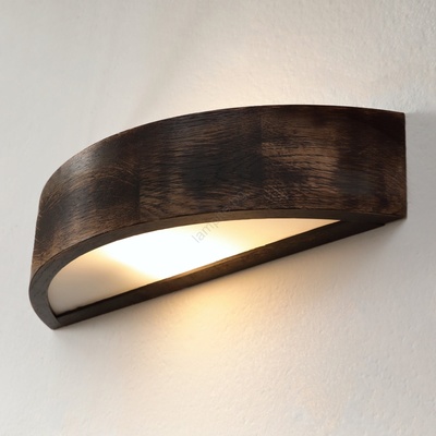 Brilagi - LED настенно осветително тяло CARVALHO SMOKEY 1xE27/60W/230V дъб (BG2743)