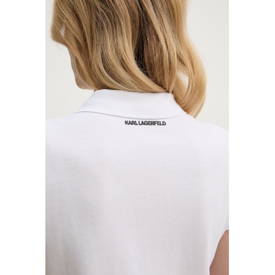 Karl Lagerfeld тениска с яка дамска памучна IKON (B2W17098)